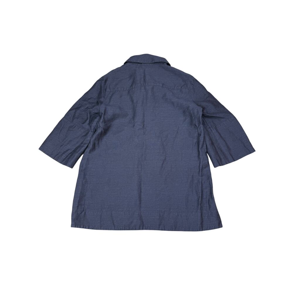 COS Boxy Linen-Shirt With Folded Sleeves Size 2 - Picture 6 of 7